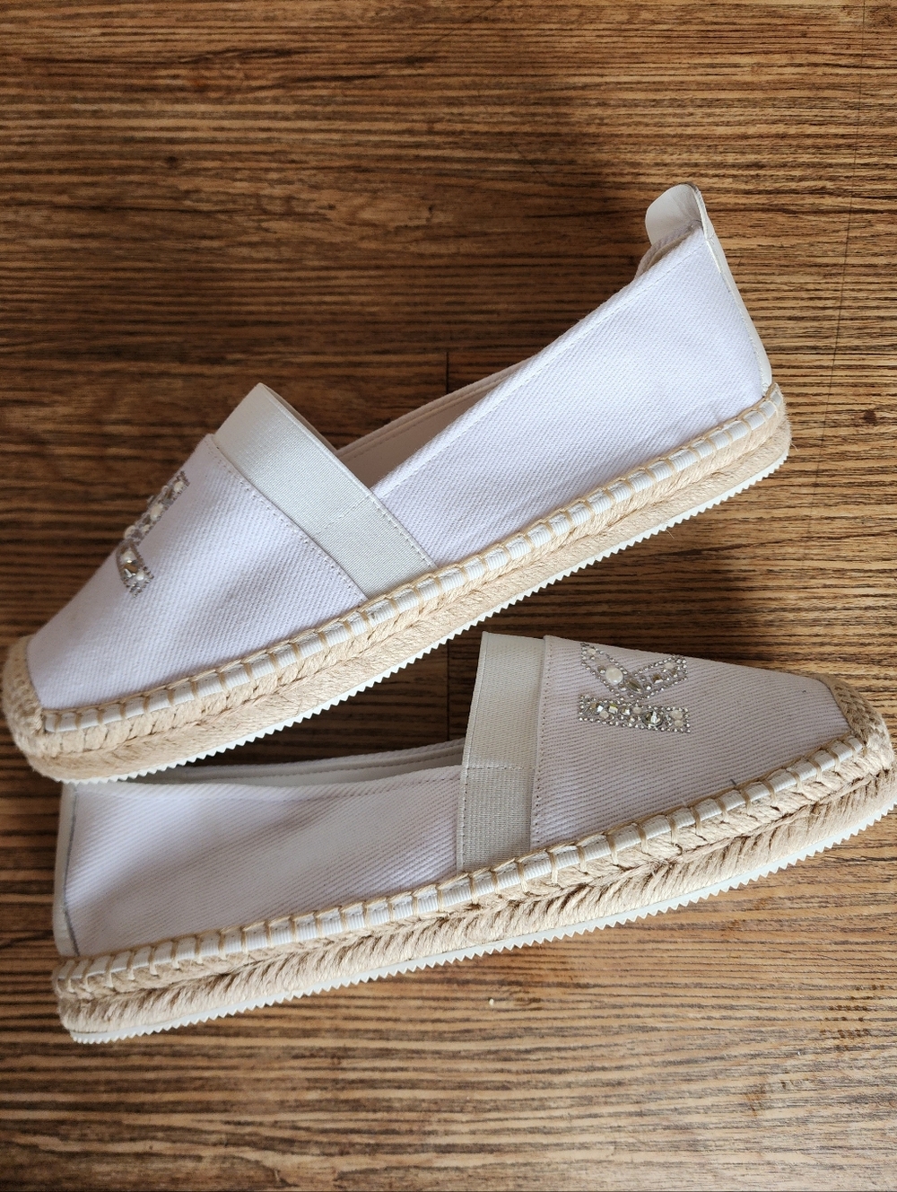 Size 10 - 🆕️ KARL LAGERFELD PARIS Manika Espadrille Loafer - Picture 10 of 12